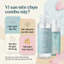 Combo SEONSU 2 Bước Làm Sạch Dịu Nhẹ: Nước Tẩy Trang Micellar 500ml + Toner Tạo Bọt 150ml