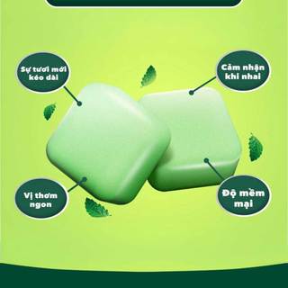 Combo 6 Kẹo sing-gum không đường Doublemint Refreshers hương bạc hà hũ 40g (6 hũ x 40g)