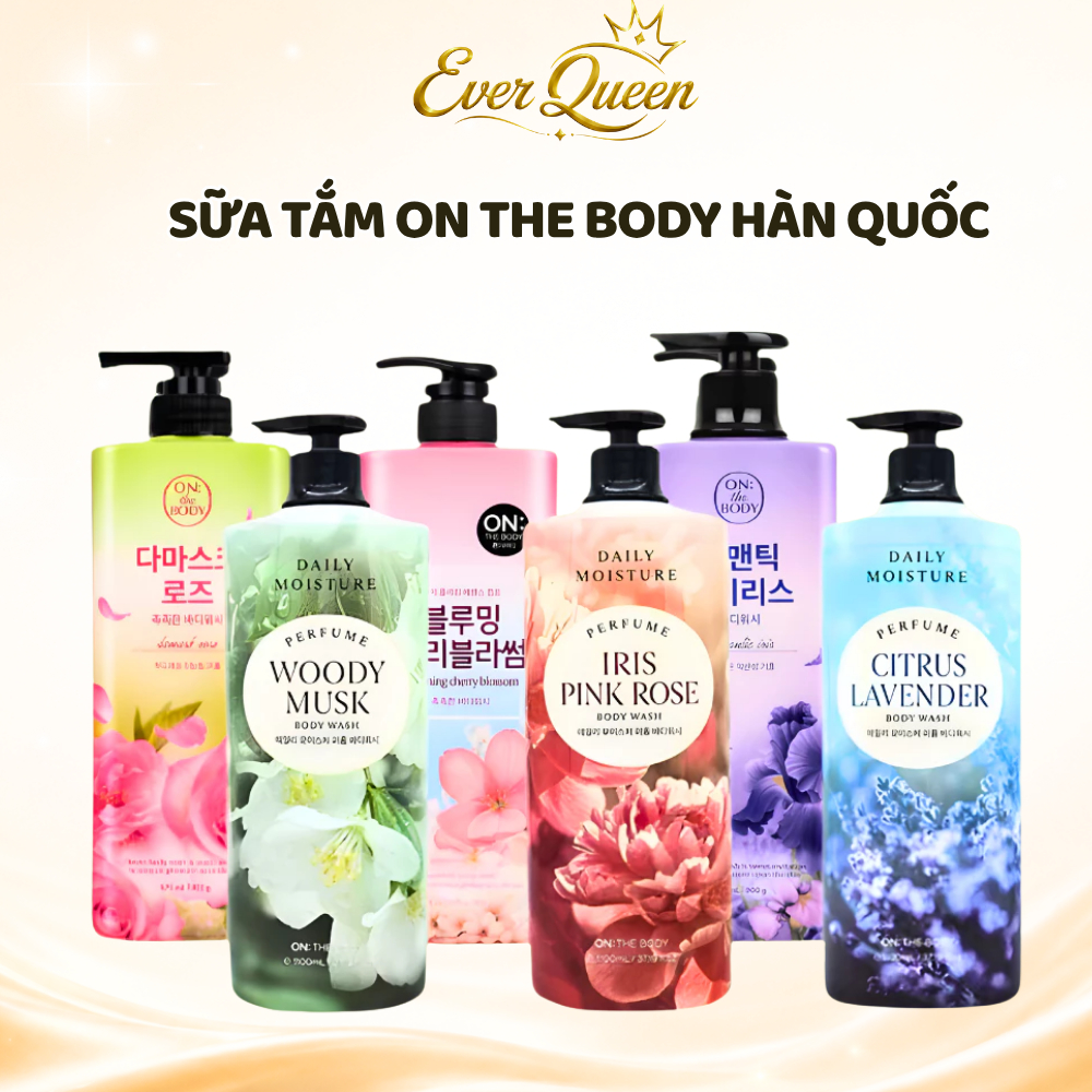 Sữa Tắm Hương Nước Hoa ON THE BODY Perfume Body Wash - Ever Queen