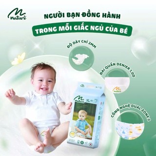 Tã/Bỉm MOMO NATURE mỏng nhẹ, siêu thoáng khí cho bé từ NB Newborn - 4XL