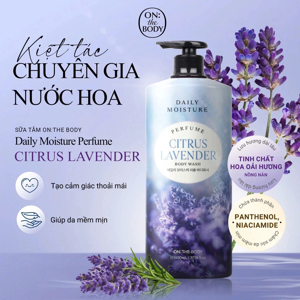 Sữa Tắm Hương Nước Hoa ON THE BODY Perfume Body Wash - Ever Queen