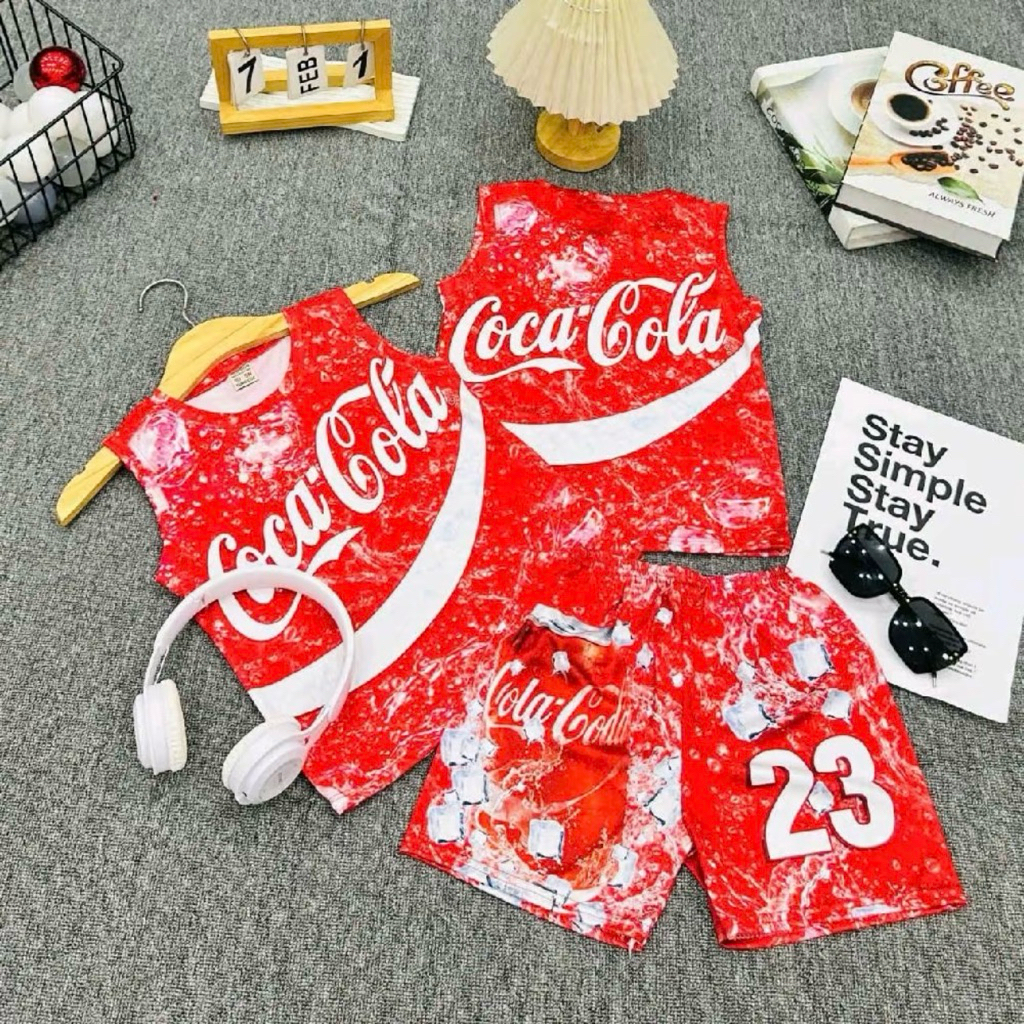 BỘ BA LỖ BÉ TRAI MÙA HÈ – THUN LẠNH MÁT MẺ – SIZE 8-40KG
