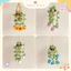 Chậu Hoa Len Treo Hoa Chuông Hướng Dương Lily Lưu Ly Dâu Tây Linh Lan Nhiều Màu Sắc Handmade - Made by Haste