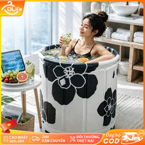 𝐎𝐥𝐢𝐟𝐞 Bồn Tắm Gấp Gọn Người Lớn Spa Tại Nhà Giải Nhiệt Mùa Hè Cho Phòng Tắm Nhỏ Cao Cấp Tắm Ngâm Tại Nhà Bồn Tắm Chill