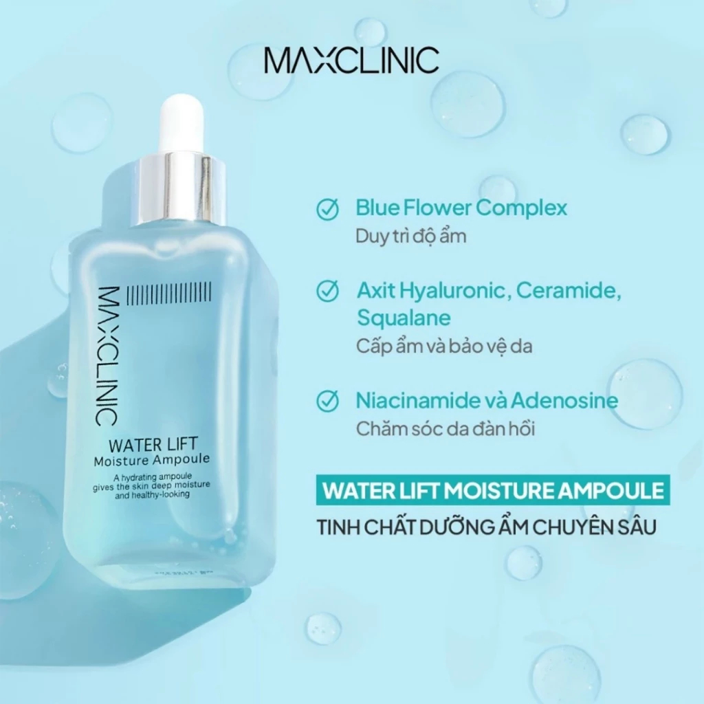 Bộ Kem Dưỡng + Serum Maxclinic Cấp Ẩm Dưỡng Sáng Mờ Thâm Nám - Ever Queen