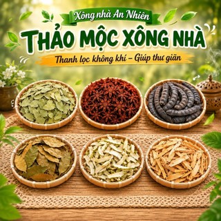 Thảo Mộc Xông Nhà An Nhiên, Gói Thảo Mộc Sạch Nguyên Chất Với Nhiều Mùi Hương, Xông Nhà Giúp Thanh Lọc Không Khí, Thư Gi