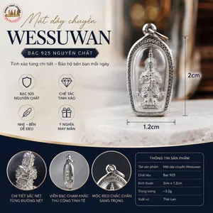 Mặt Dây Chuyền Nhỏ Gọn 2cm Chất Liệu Bạc - Quà Tặng Lưu Niệm Ý Nghĩa và Bền Đẹp