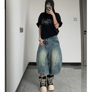 Quần Short Baggy Jean Nữ Nam ống Cong Avo avocado Unisex,vải Denim Cao Cấp, phong cách trẻ trung, năng động, toả sáng