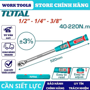 Cần siết lực TOTAL THPTW1220N6, THPTW3860N6, THPTW1425N8, THT106128L DNTT