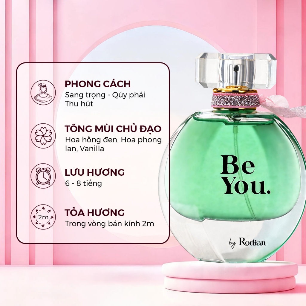 Nước Hoa Nữ Rodian 50ml Hương Ngọt Ngào Nữ Tính, Lưu Hương Đến 8 Giờ