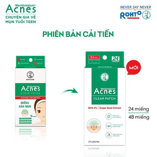 Miếng Dán Mụn Clear Patch Acnes 24 Miếng