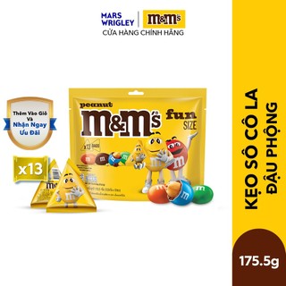 Túi Kẹo Sôcôla đậu phộng M&M's Funsize 175.5g