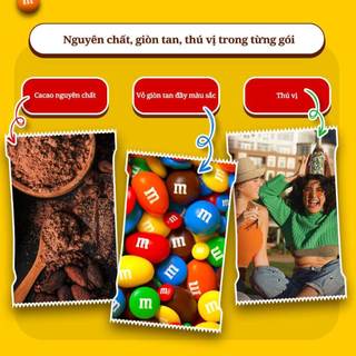 Túi Kẹo Sôcôla đậu phộng M&M's Funsize 175.5g