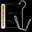 ✨Homie✨Móc Treo Phơi Giày Giữ Form - Chất Liệu Bằng Inox 304, Móc Phơi Đồ Đa Năng Cao Cấp Không Gỉ Siêu Bền
