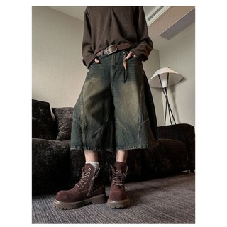 Quần Wide Leg Short Jeans Avocado Nam Nữ Ống Cong Rộng, Quần Jeans Short Lửng Phong Cách Cá Tính
