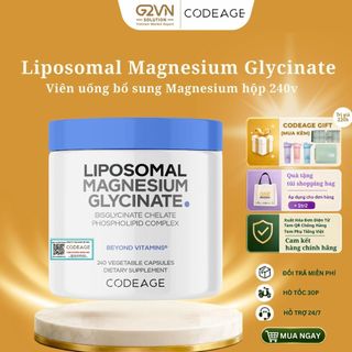 TPBVSK Viên Uống Bảo Vệ Sức Khỏe Codeage Liposomal Magnesium Glycinate, Hộp 240 Viên