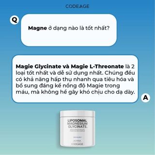 TPBVSK Viên Uống Bảo Vệ Sức Khỏe Codeage Liposomal Magnesium Glycinate, Hộp 240 Viên