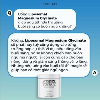 TPBVSK Viên Uống Bảo Vệ Sức Khỏe Codeage Liposomal Magnesium Glycinate, Hộp 240 Viên