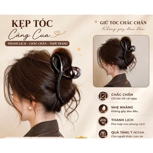 Kẹp Tóc Càng Cua Hàn Quốc Sang Chảnh | Giữ Tóc Chắc Chắn, Không Đau Đầu, Hot Trend 2026
