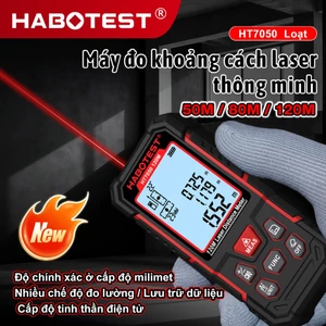 HABOTEST HT7050 Máy đo tầm laser 50M / 80 / 120M Dụng cụ đo tầm laser ngoài trời trong nhà Máy đo tầm laser cầm tay có
