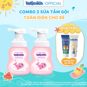 Combo 2 Sữa Tắm Gội Kutieskin Cho Bé - 2 KKT03