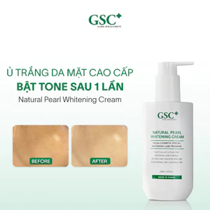 Kem ủ trắng da mặt GSC Natural Pearl Whitening Cream 250gr - GC102A