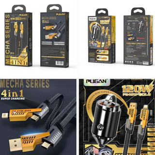 (Tự Ngắt Khi Pin Đầy) Bộ Tẩu Sạc Âm Pugan 120W SH Autocare Siêu Nhanh Dùng Trong Ô Tô
