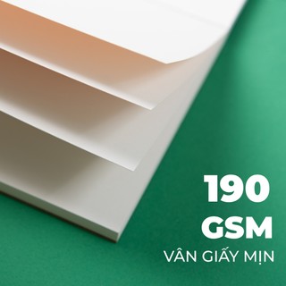 SketchPad 50 Tờ Giấy Vẽ Vân Mịn GLOBAL ART Size A5/A4 Giấy Vẽ 190gsm Dùng Vẽ Phác Thảo, Màu Chì, Acrylic G007/8
