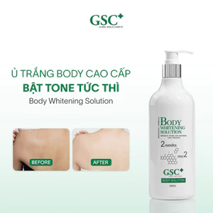 Kem Ủ Trắng Body GSC Body Whitening Solution Dưỡng Trắng Da Toàn Thân An Toàn 500ml - GB003A