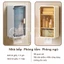 STON Tủ Nhà Tắm 3 Tầng Treo Tường Không Cần Khoan Đựng Mỹ Phẩm Đồ Vệ Sinh Kèm Hộp Giấy Không Cần Khoan Tường