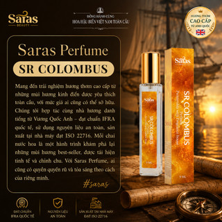 Nước Hoa Unisex Hương Thơm 6-8 tiếng Cá Tính, Bí Ẩn & Đậm Chất Nghệ Sĩ, SR Colombus
