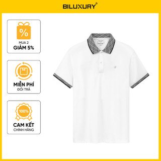 [T7_SALE 20%_HT]  Áo Polo Nam Thiết Kế 1APCB615TRK Biluxury Form Slimfit Thoáng Mát Bền Màu