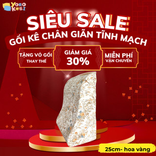 [BEST SELLER] Gối Kê Chân Giãn Tĩnh Mạch Yorokobi - PU Foam Cao Cấp, Giảm Phù Nề, Giảm Mỏi Chân, Hỗ Trợ Tuần Hoàn Máu