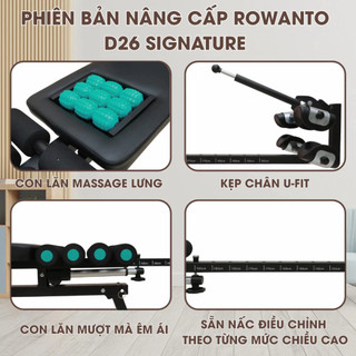 Máy kéo giãn cơ lưng, cột sống ROWANTO D26 hỗ trợ cải thiện các tình trạng về lưng, ngay tại nhà