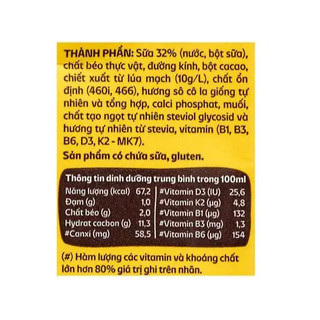 Sữa Malto Jelly Shake It Off hương vị socola Pi Hàng Thái thùng 48 hộp x 180ml