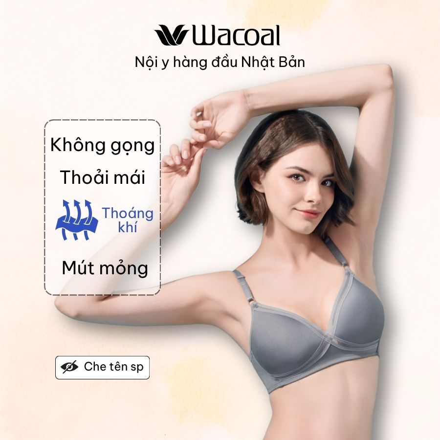 Áo lót Wacoal ILB3213 Magic X Coolness (có size lớn) không gọng thoải mái mút mỏng - LB3213