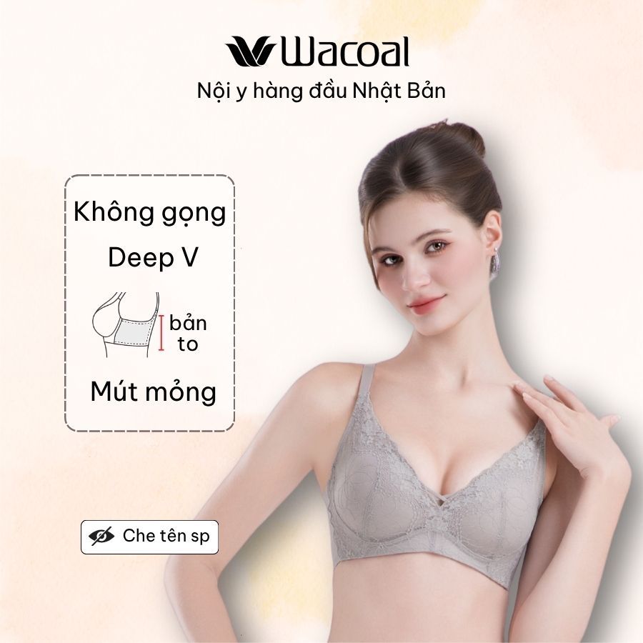 Áo lót Wacoal IES2751 không gọng nâng vừa mềm mịn thoáng nhẹ - ES2751