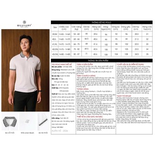 [T7_SALE 20%_HT]  Áo Polo Nam Thiết Kế 1APCB615TRK Biluxury Form Slimfit Thoáng Mát Bền Màu