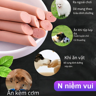 Xúc Xích Cho Chó 30 Thanh x 15g - Dinh Dưỡng Ít Muối, Bổ Sung Năng Lượng, Thưởng Huấn Luyện Hiệu Quả