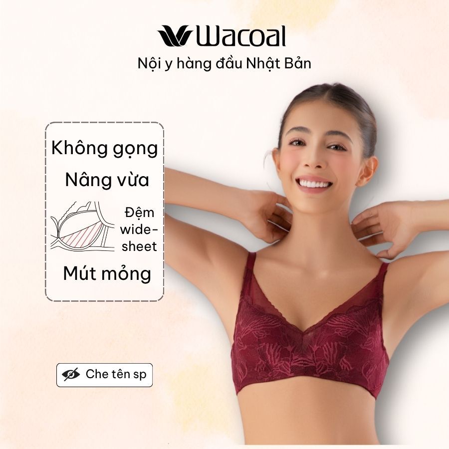 Áo lót Wacoal IIBE3234 không gọng nâng vừa thoải mái - IBE3234