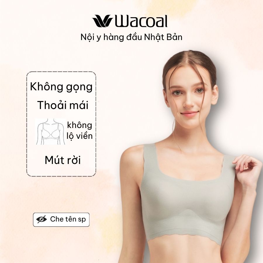 Áo lót Wacoal ICGG510 50% Cupra Chất sợi từ cotton, mềm mại & thoải mái GOCOCI - CGG510 smart size