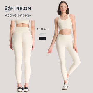Quần legging seamless thể thao yoga, pilates, gym... RE:ON co giãn linh hoạt êm mềm tôn dáng ONOFF- 16BL26A545