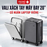 Vali Du Lịch MIXI Size 20 Cao Cấp Có Ngăn Laptop Riêng, Vali Xách Tay Máy Bay Chống Trầy Khóa TSA, Bánh Xe Xoay 360 — ảnh 1