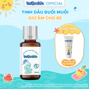 Tinh dầu bạch đàn chanh Kutieskin 30ml Cho Bé giúp đuổi muỗi, giữ ấm cơ thể