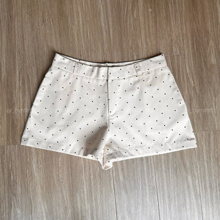 TINI KAKI BI | Quần short cạp trễ chấm bi chất kaki | Bymintt