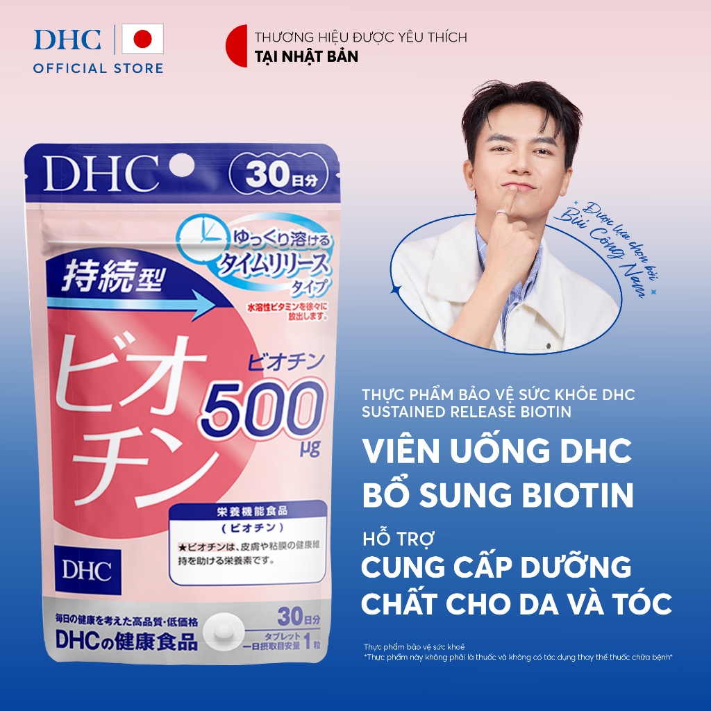 Thực phẩm bảo vệ sức khoẻ DHC Sustained Release Biotin