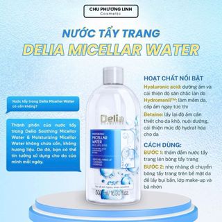 Nước tẩy trang làm sạch sâu, ngừa mụn, kiềm dầu DELIA MICELLAR WATER 500ml - Biomedico Store