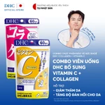 Combo Viên uống DHC Vitamin C & COLLAGEN (60 ngày) - Thực phẩm bảo vệ sức khoẻ DHC Collagen (new) & Vitamin — ảnh 1