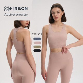 Áo bra thể thao yoga, pilates, gym RE:ON co giãn linh hoạt ONOFF - 16TB26A585