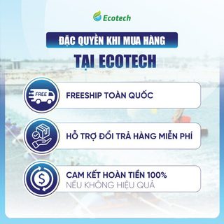 Men Vi Sinh Eco White Hộp 250g - Hỗ Trợ Giảm Phân Trắng, Cân Bằng Đường Ruột, Tăng Đề Kháng, Tôm Cá Ăn Khoẻ